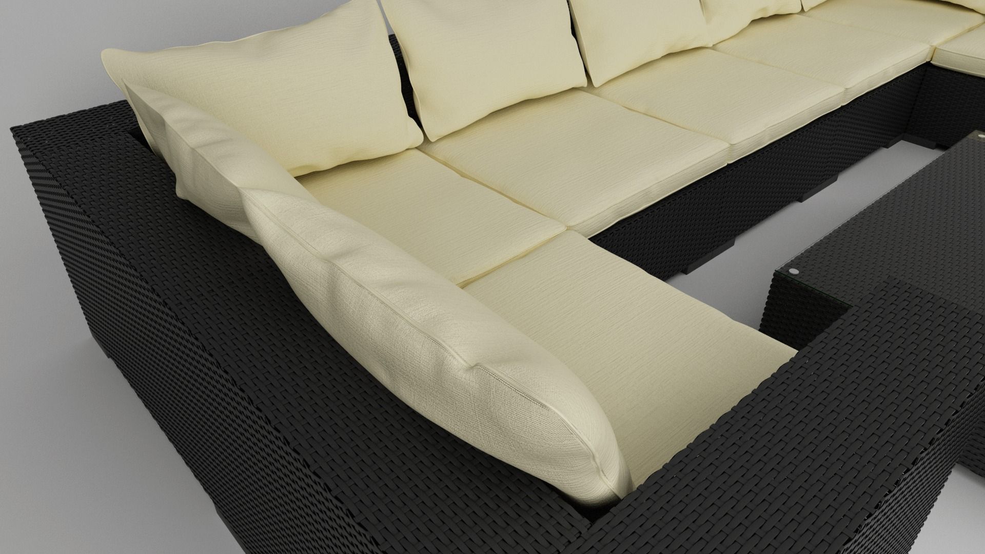 Exterior Sofa 3D model_1