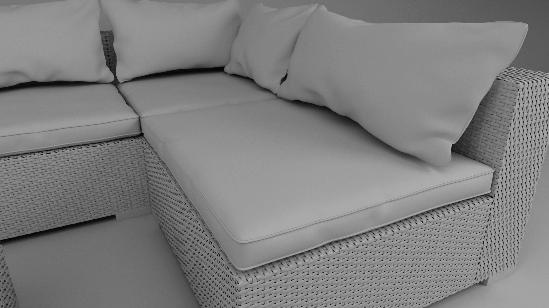 Exterior Sofa 3D model_6