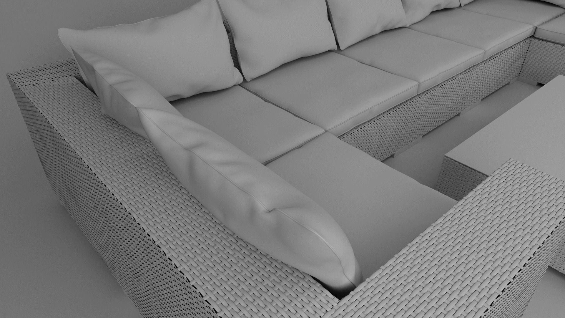 Exterior Sofa 3D model_5