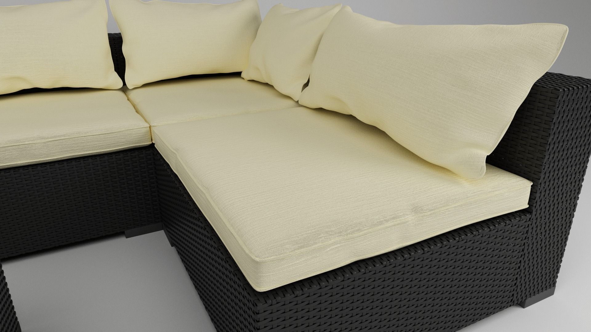 Exterior Sofa 3D model_2