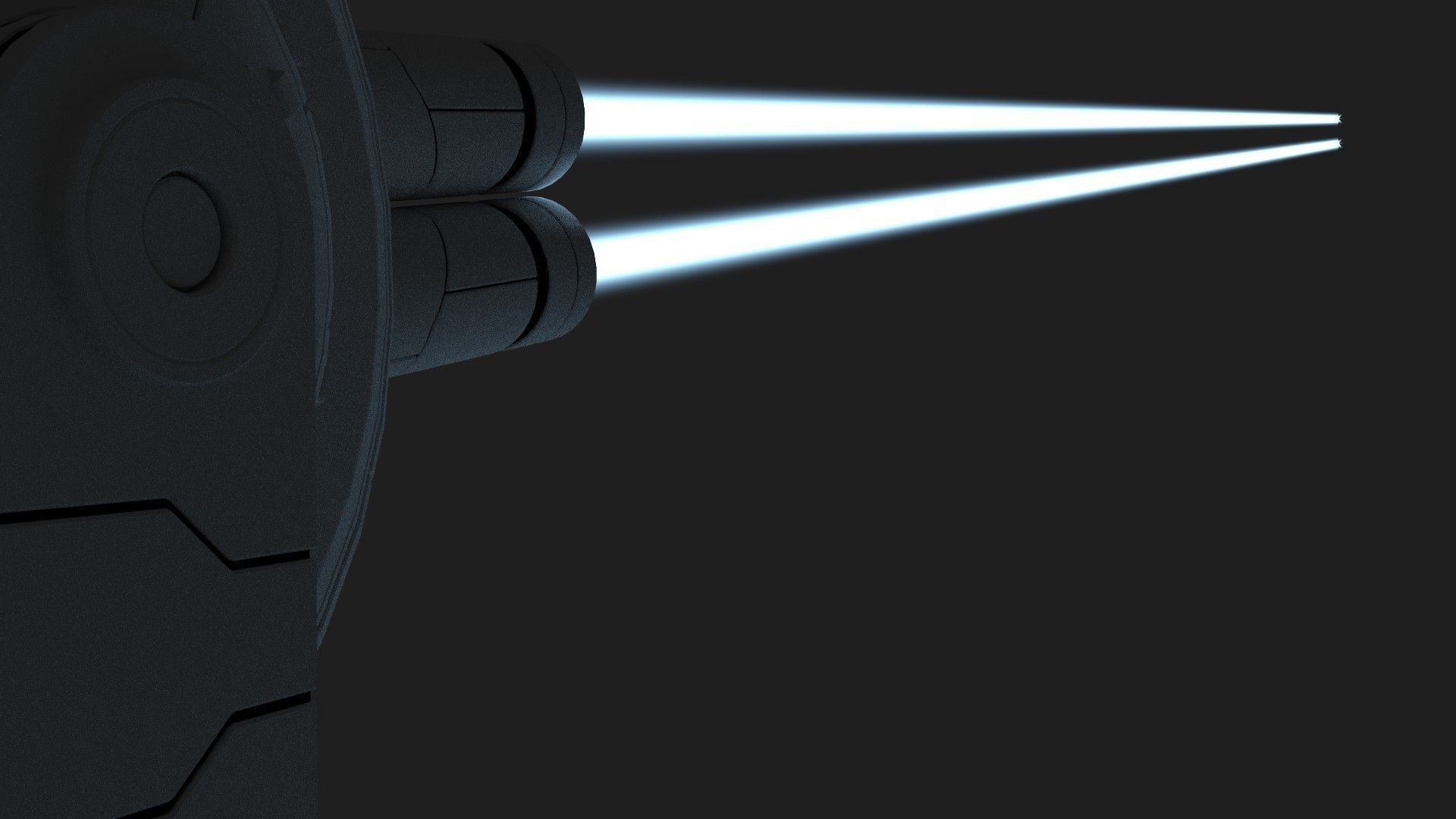 Lazer Turret Free 3D model_1