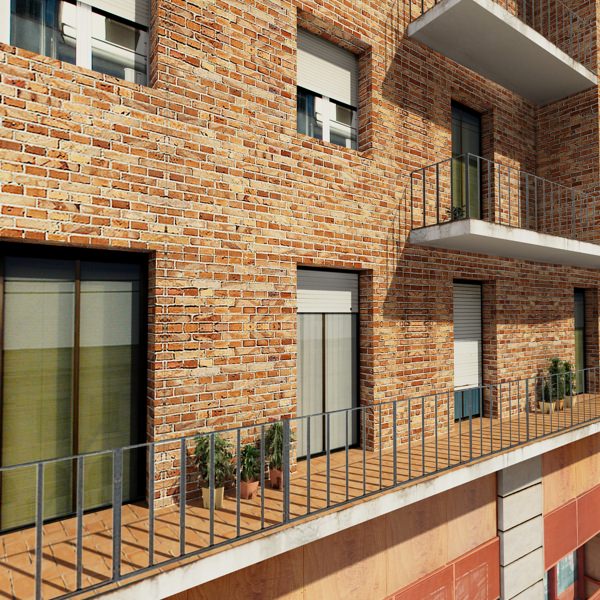 Building apartment - apartment Low-poly 3D model_13