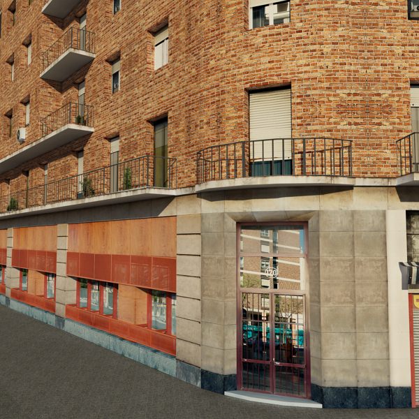 Building apartment - apartment Low-poly 3D model_10