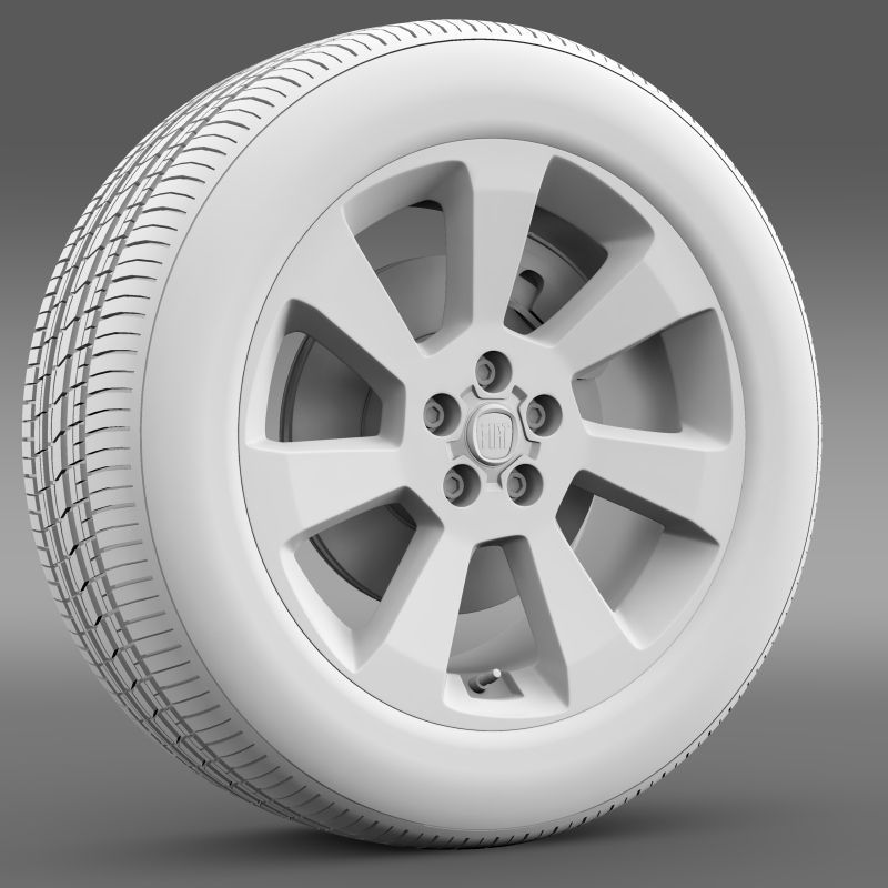 Fiat Doblo Cargo wheel 2015 3D model_6