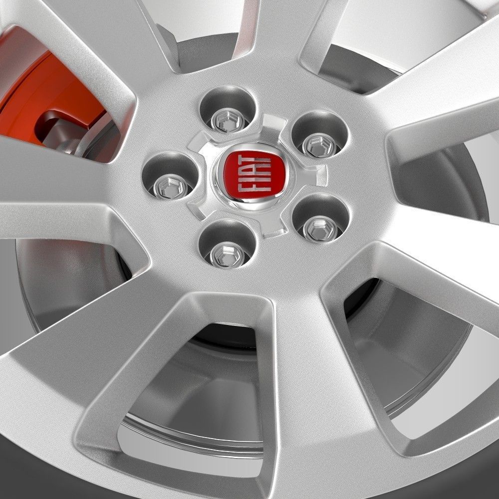 Fiat Doblo Cargo wheel 2015 3D model_4