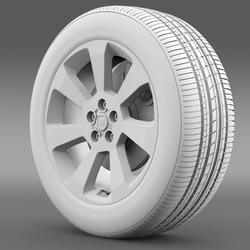 Fiat Doblo Cargo wheel 2015 3D model_9