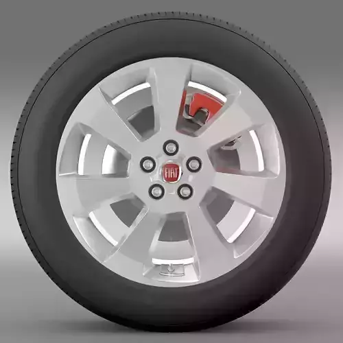 Fiat Doblo Cargo wheel 2015 3D model