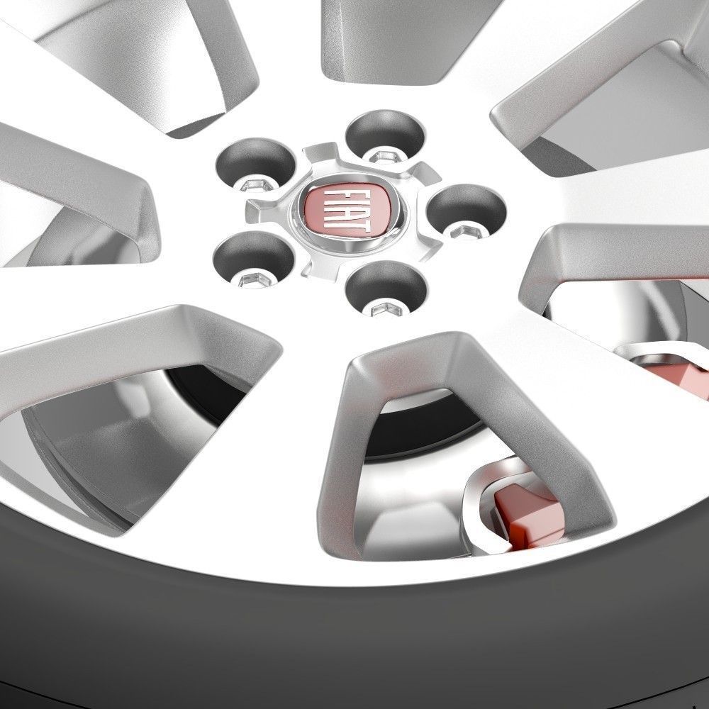 Fiat Doblo Cargo wheel 2015 3D model_5