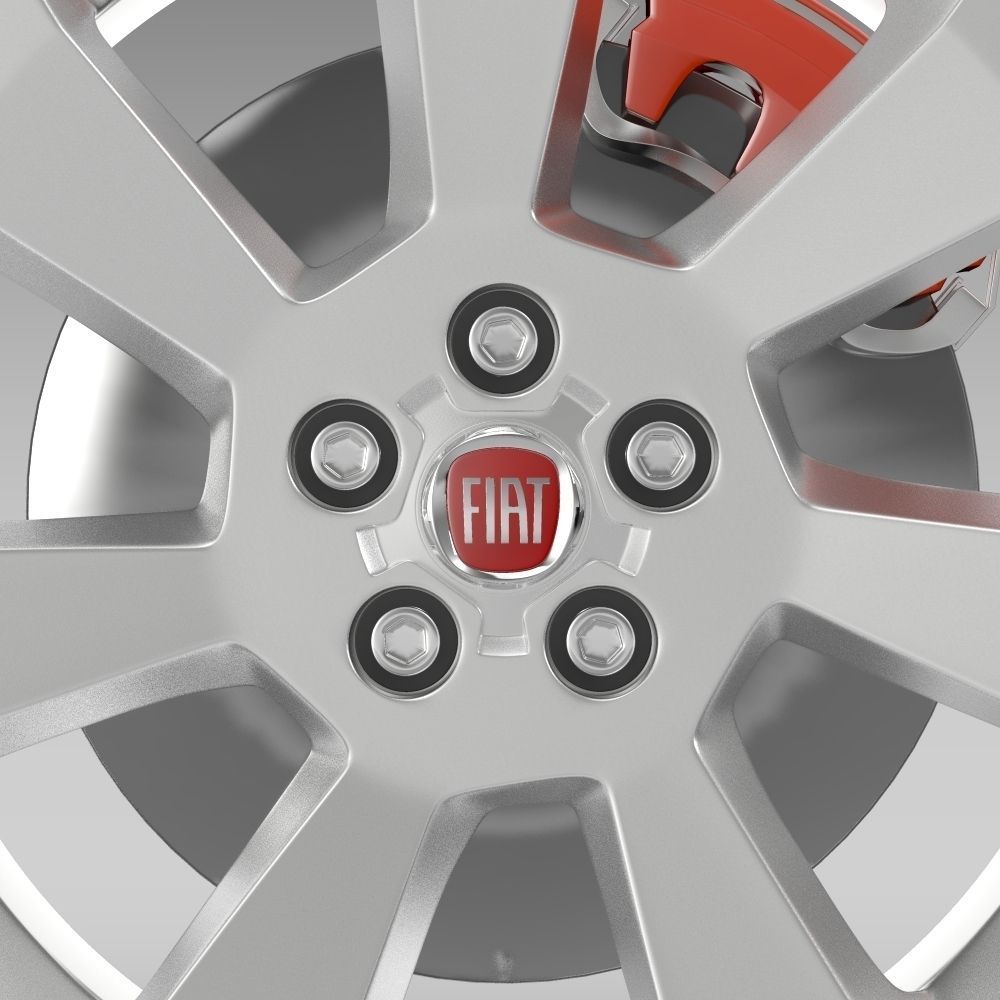 Fiat Doblo Cargo wheel 2015 3D model_3