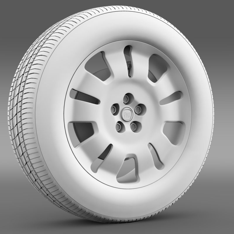 Fiat Doblo Work wheel 2015 3D model_9