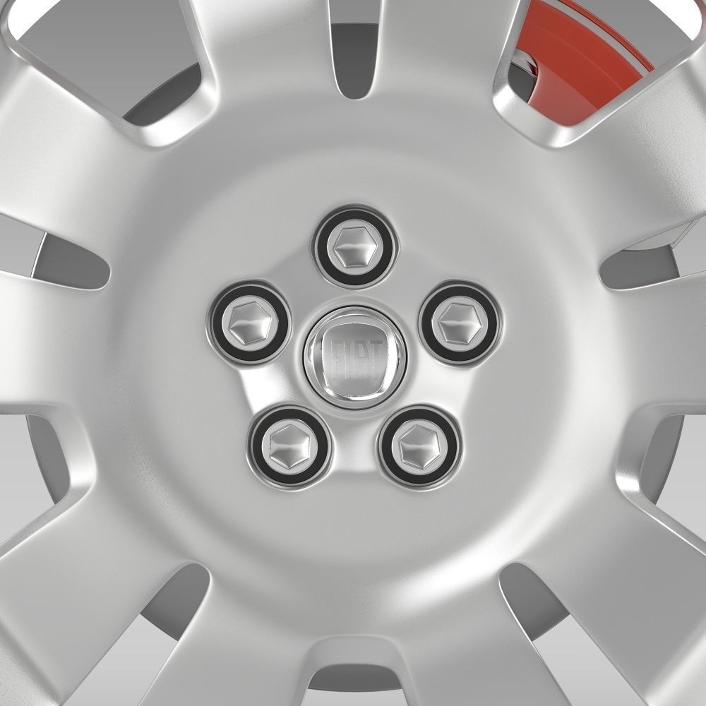 Fiat Doblo Work wheel 2015 3D model_3