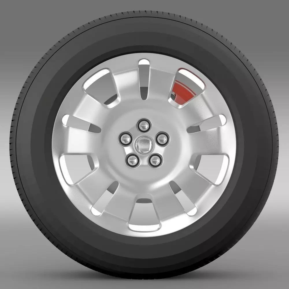 Fiat Doblo Work wheel 2015 3D model_0