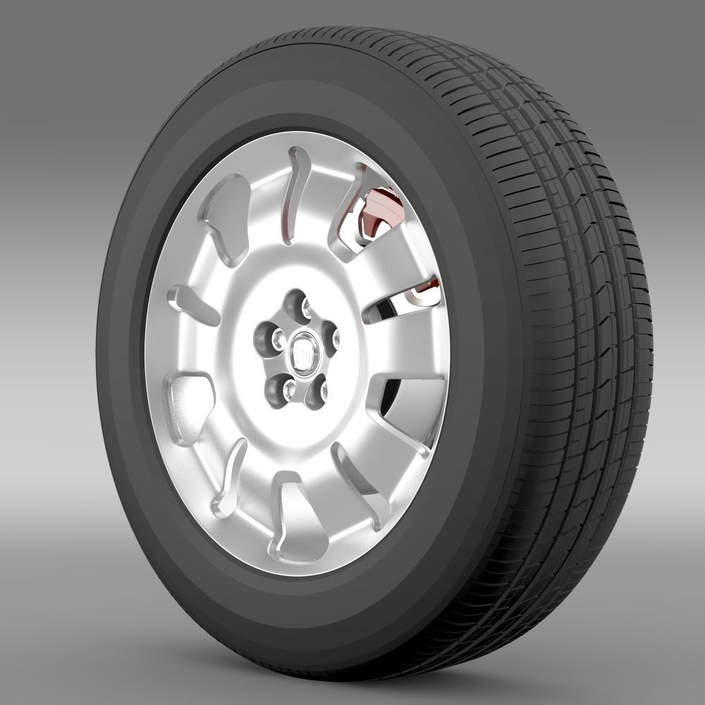 Fiat Doblo Work wheel 2015 3D model_1