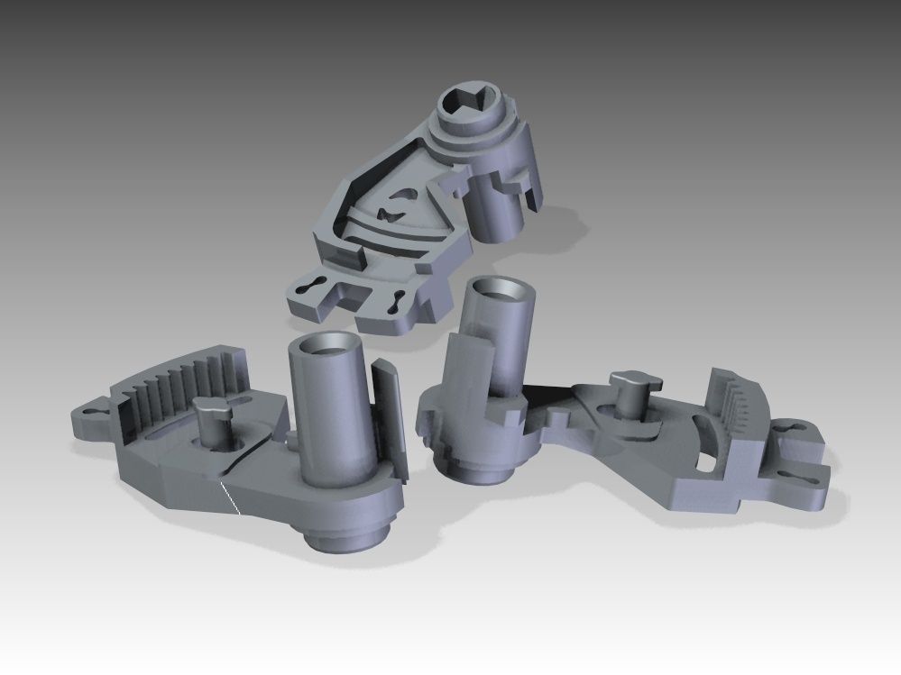 Car door lock part Free 3D print model_2