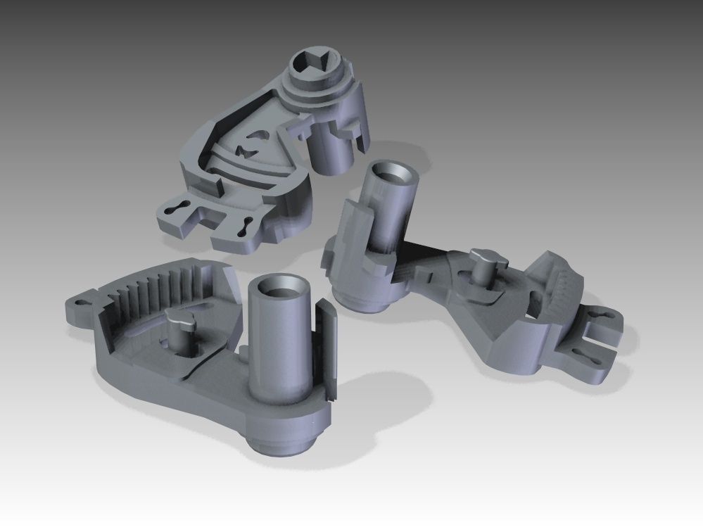 Car door lock part Free 3D print model_3