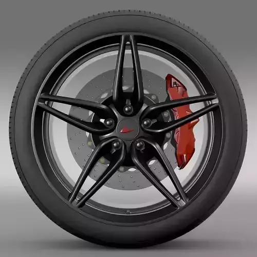 Mclaren 570S coupe wheel 2015 3D model