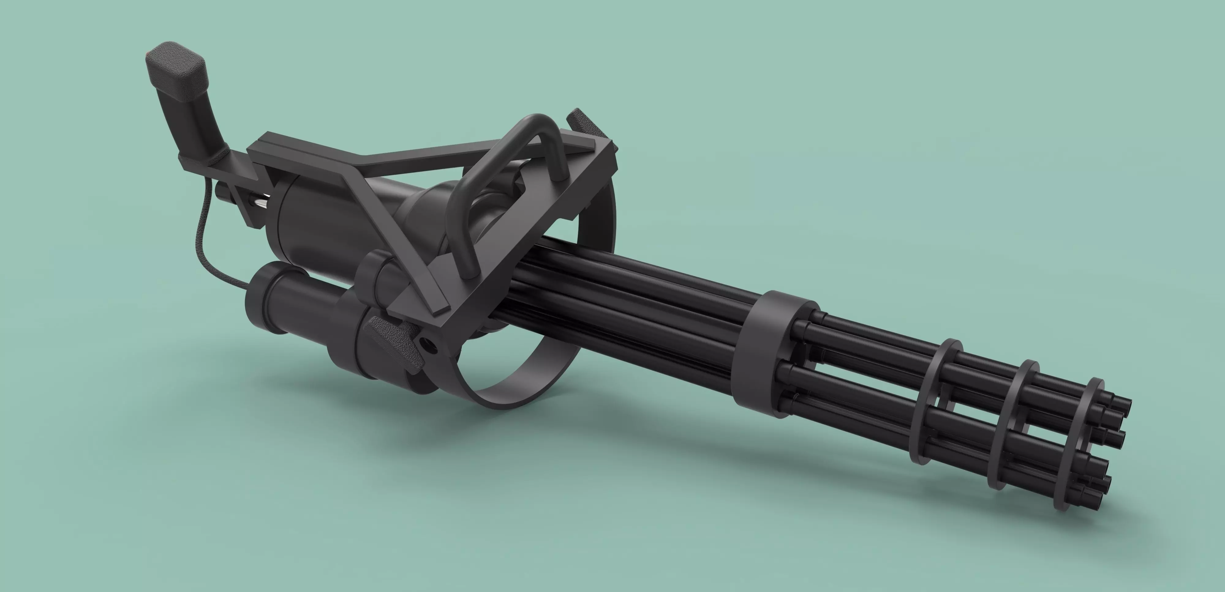 Machine gun 3D model