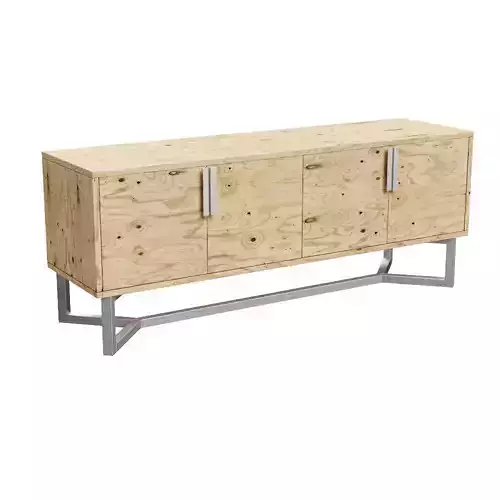 Plywood commode