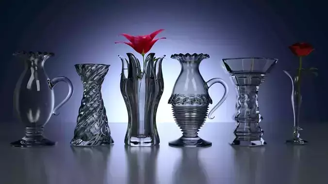 Set of Modern Vase
