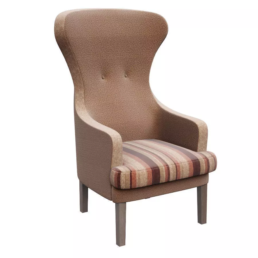 Chair Hilton Low-poly 3D model