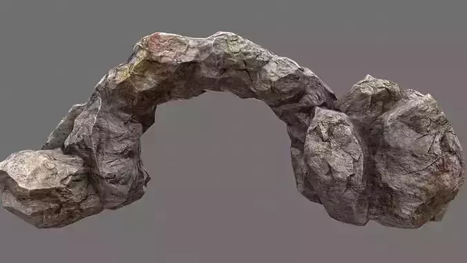 rocks 1 set rock Low-poly 3D model