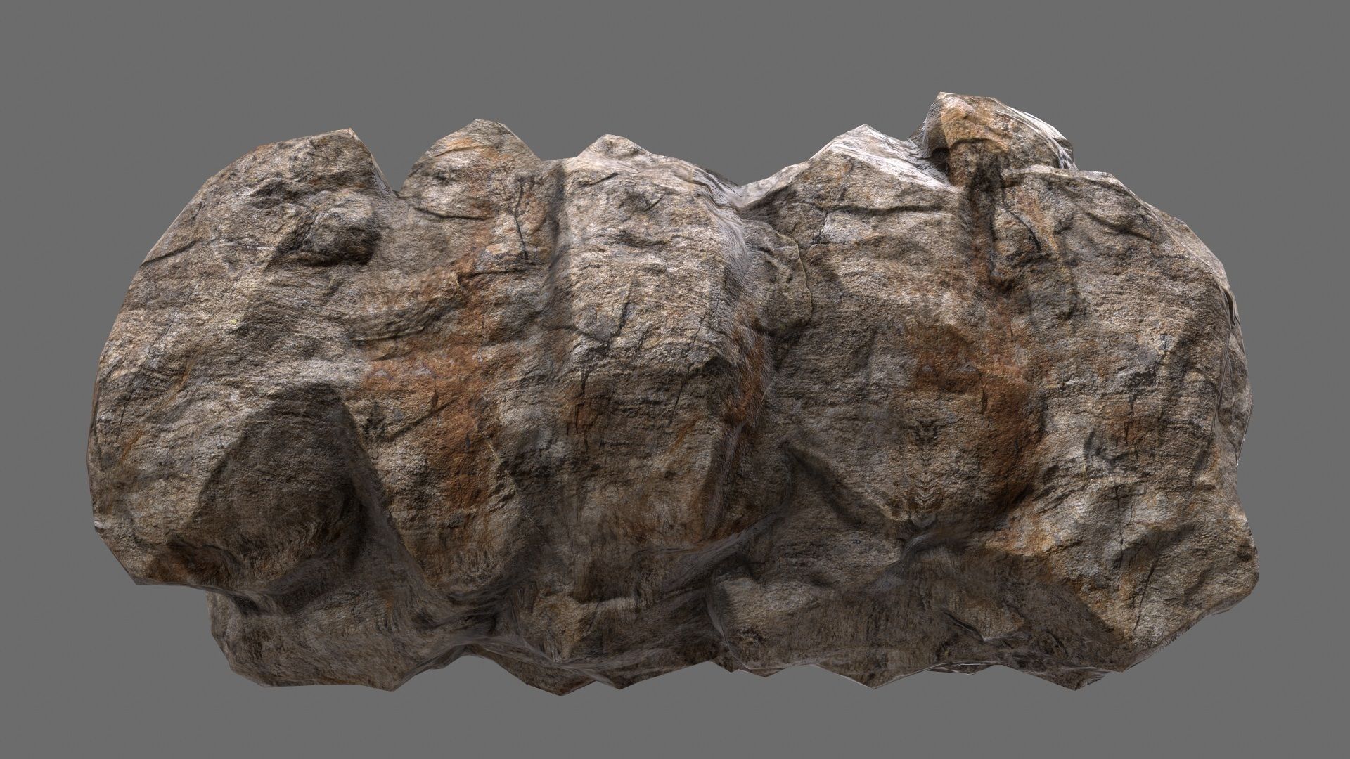 rocks 2 set rock Low-poly 3D model_17