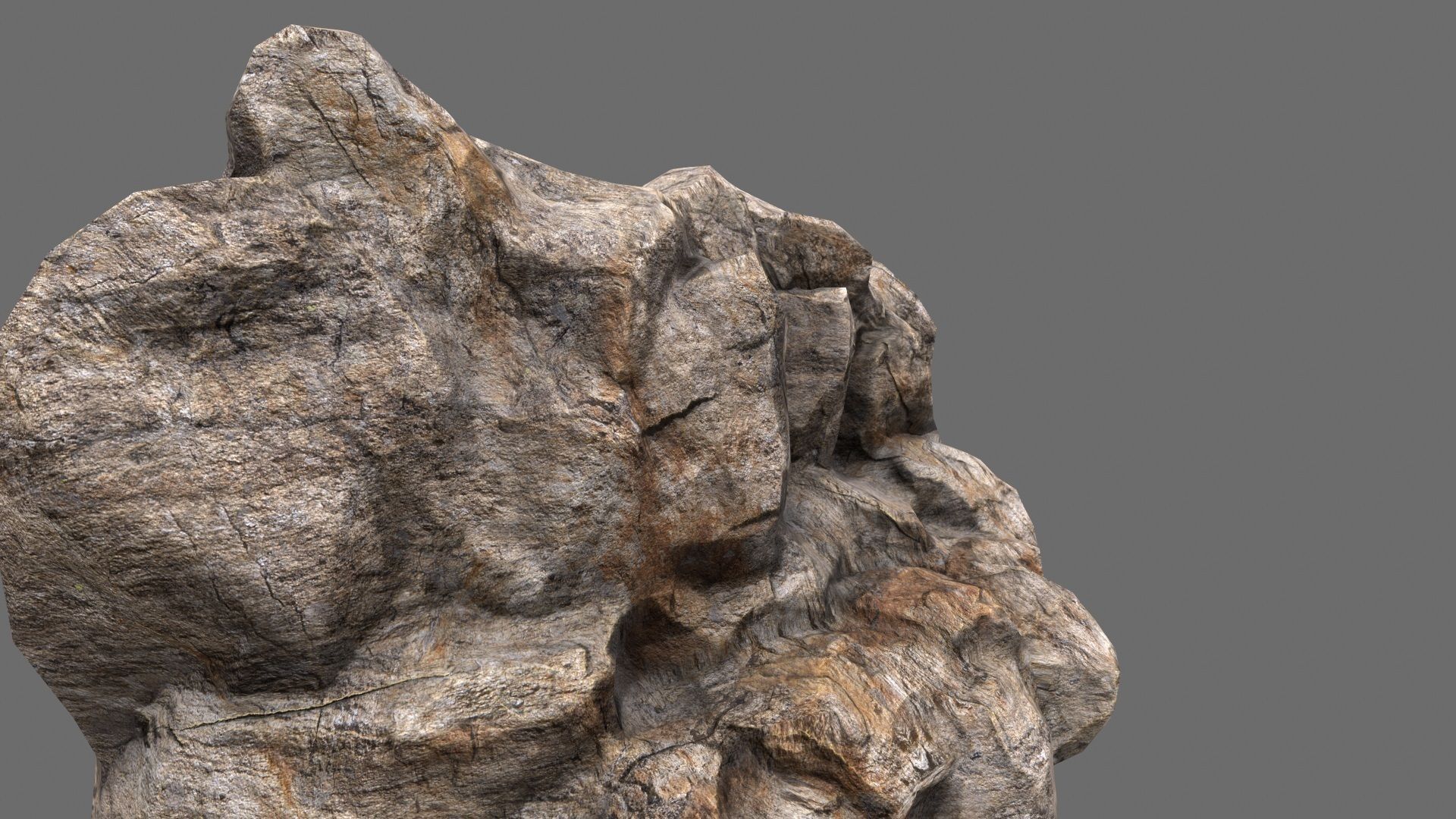 rocks 2 set rock Low-poly 3D model_18