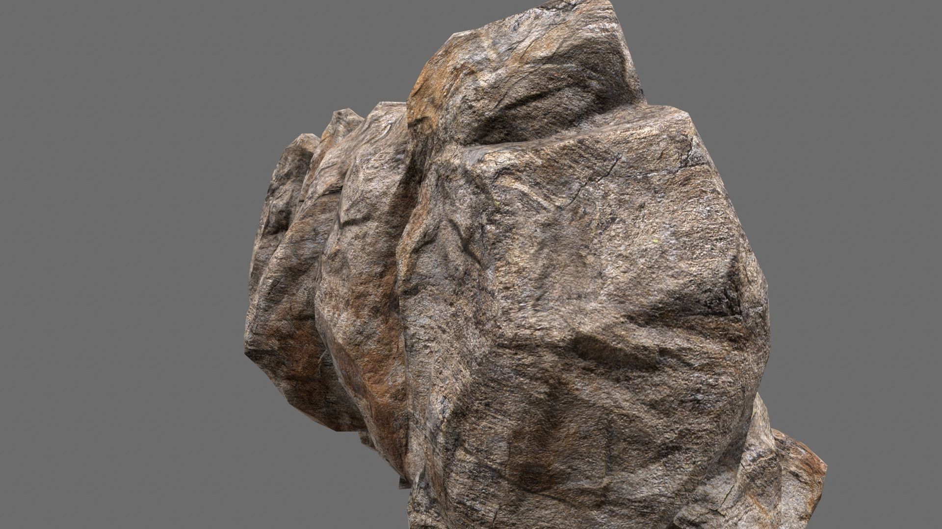 rocks 2 set rock Low-poly 3D model_15