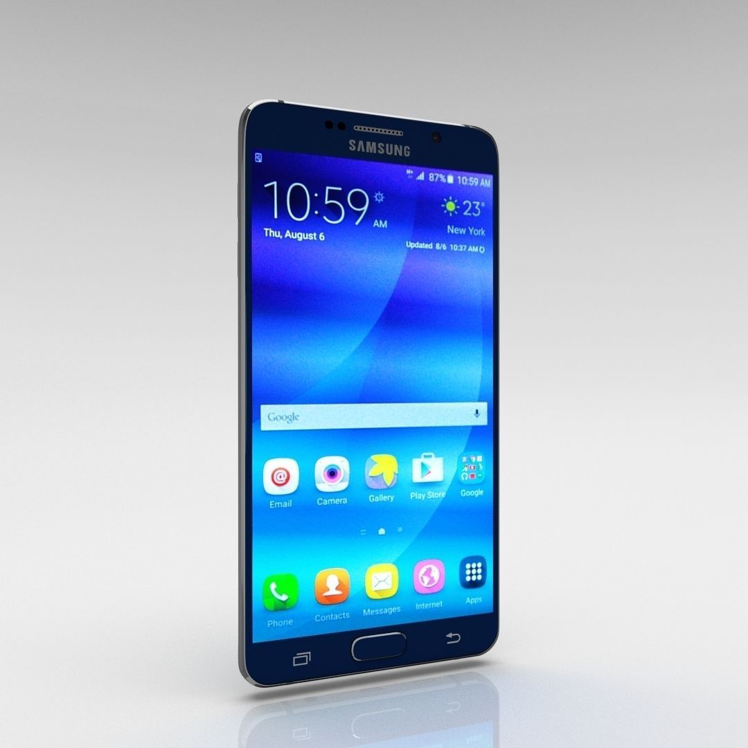 Samsung Galaxy Note 5 Black Sapphire 3D model_14
