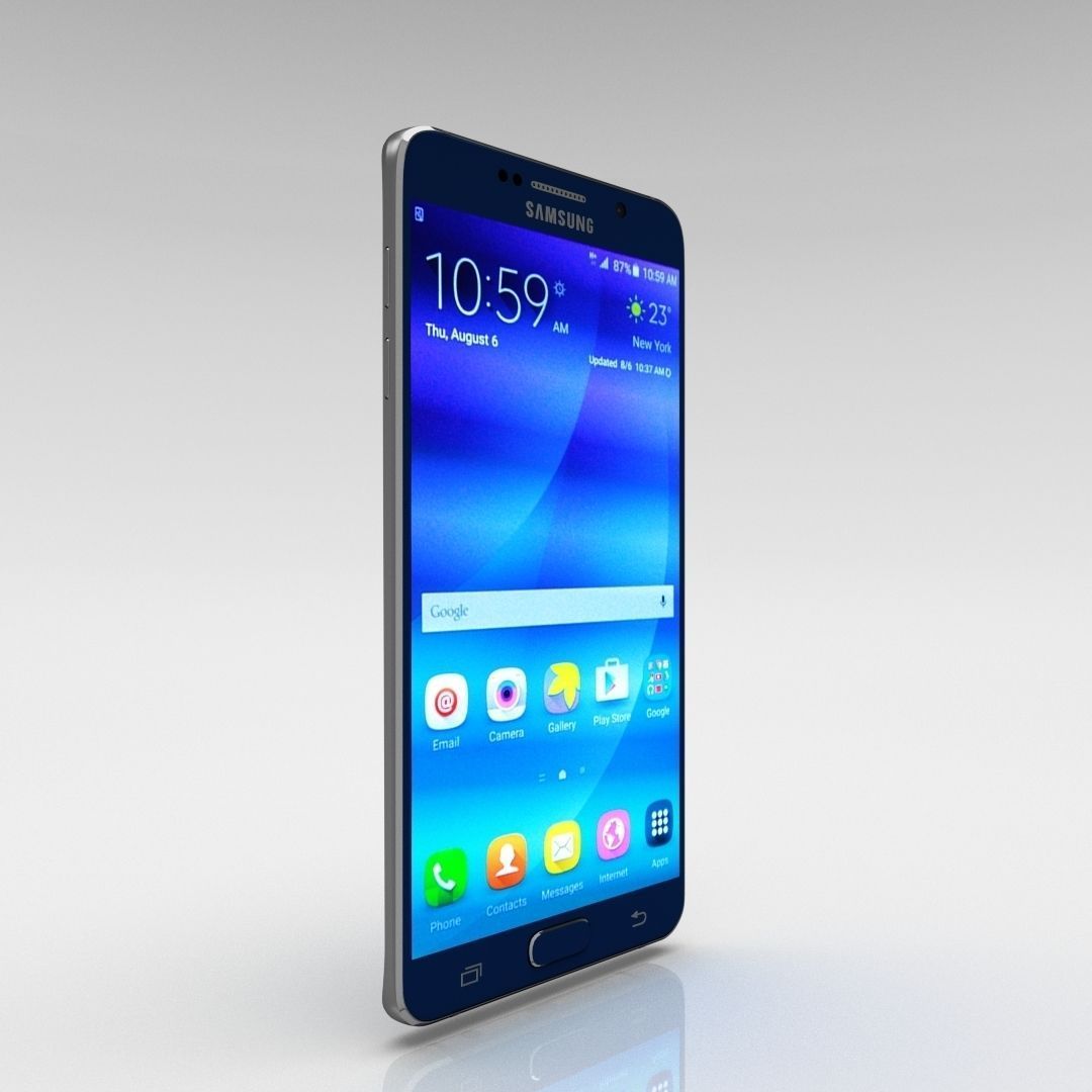 Samsung Galaxy Note 5 Black Sapphire 3D model_34