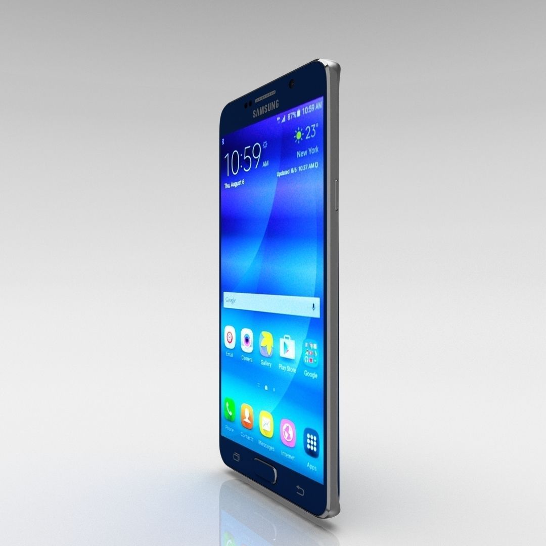 Samsung Galaxy Note 5 Black Sapphire 3D model_2