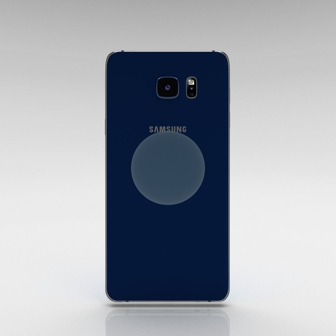 Samsung Galaxy Note 5 Black Sapphire 3D model_4