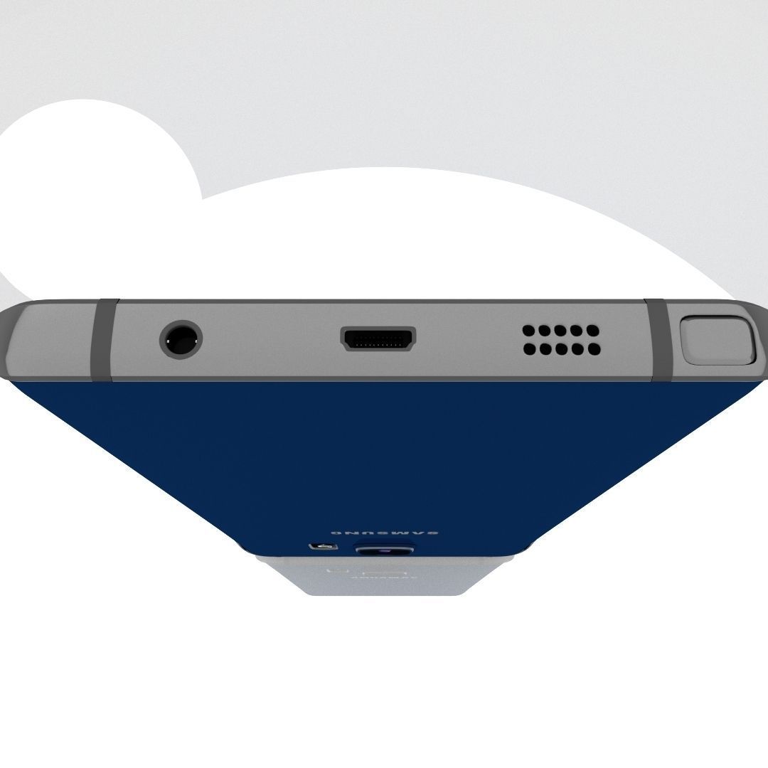 Samsung Galaxy Note 5 Black Sapphire 3D model_5
