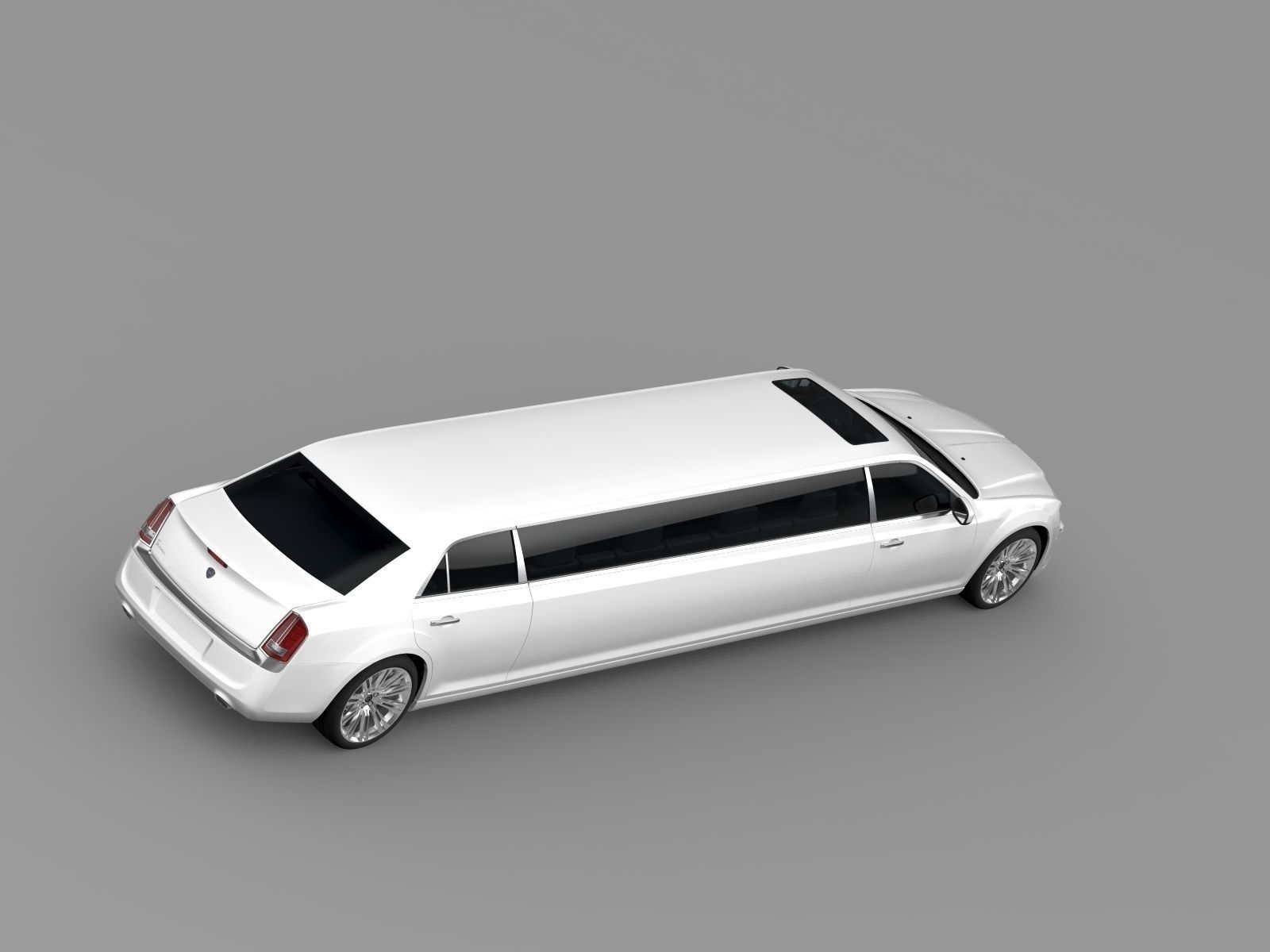 Lancia Thema Limousine 3D model_10