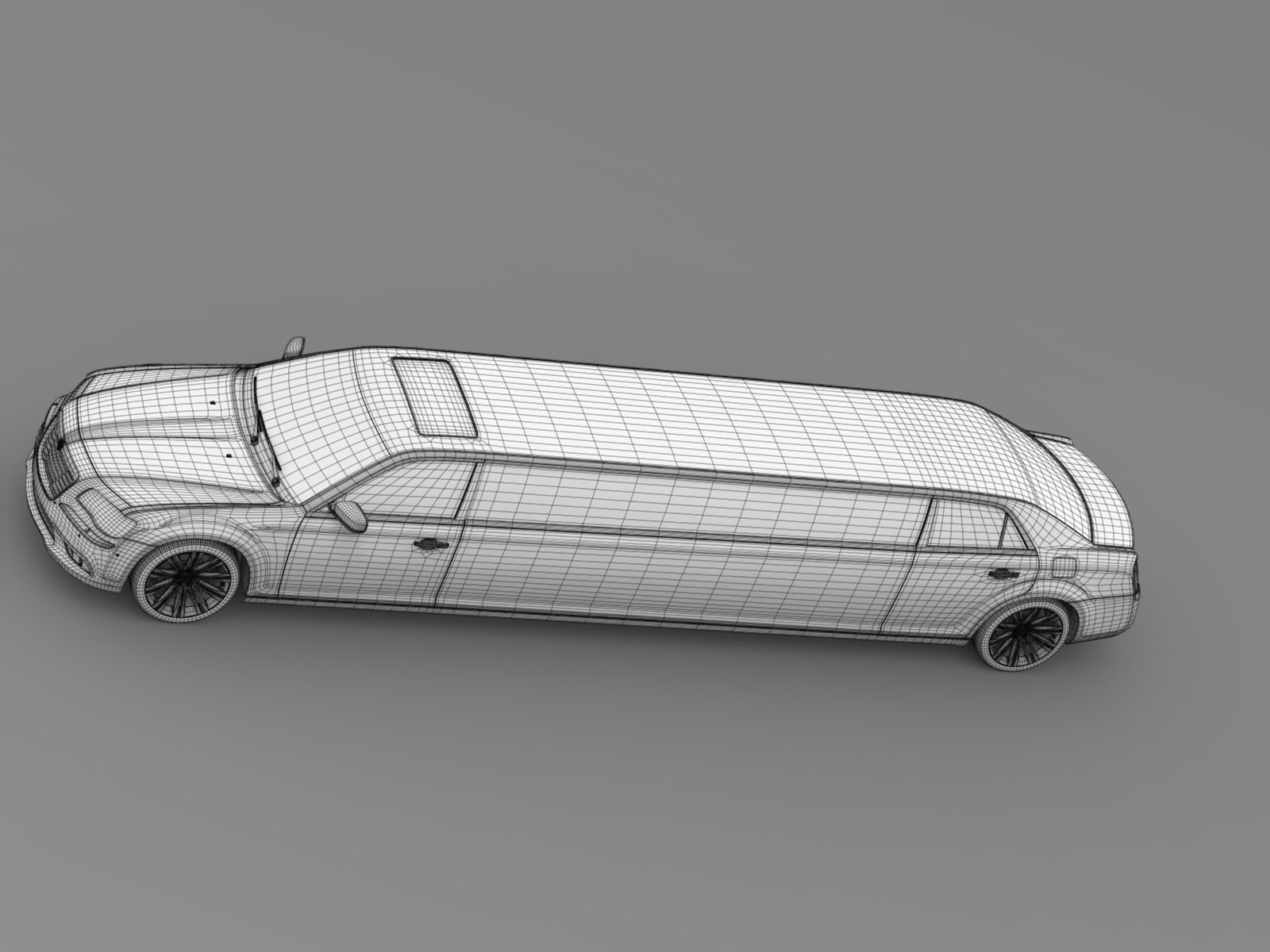 Lancia Thema Limousine 3D model_16