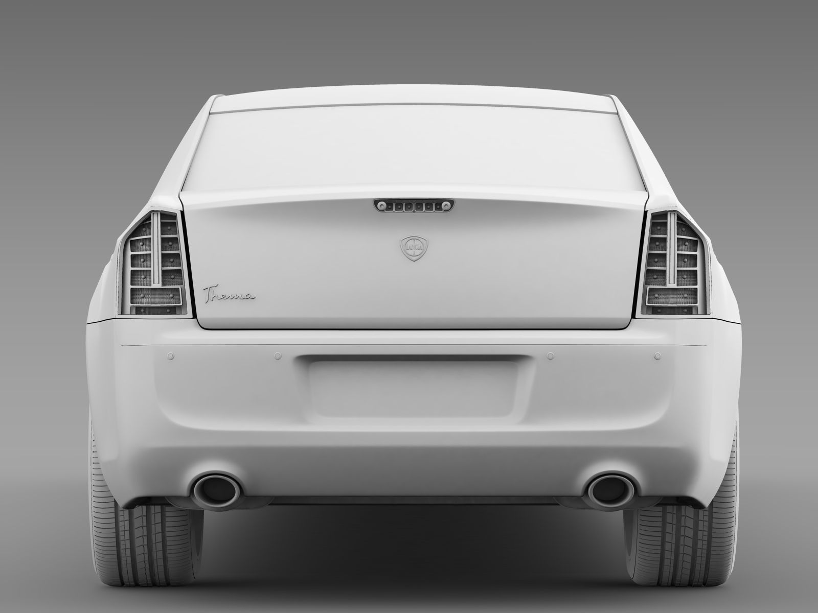 Lancia Thema Limousine 3D model_13