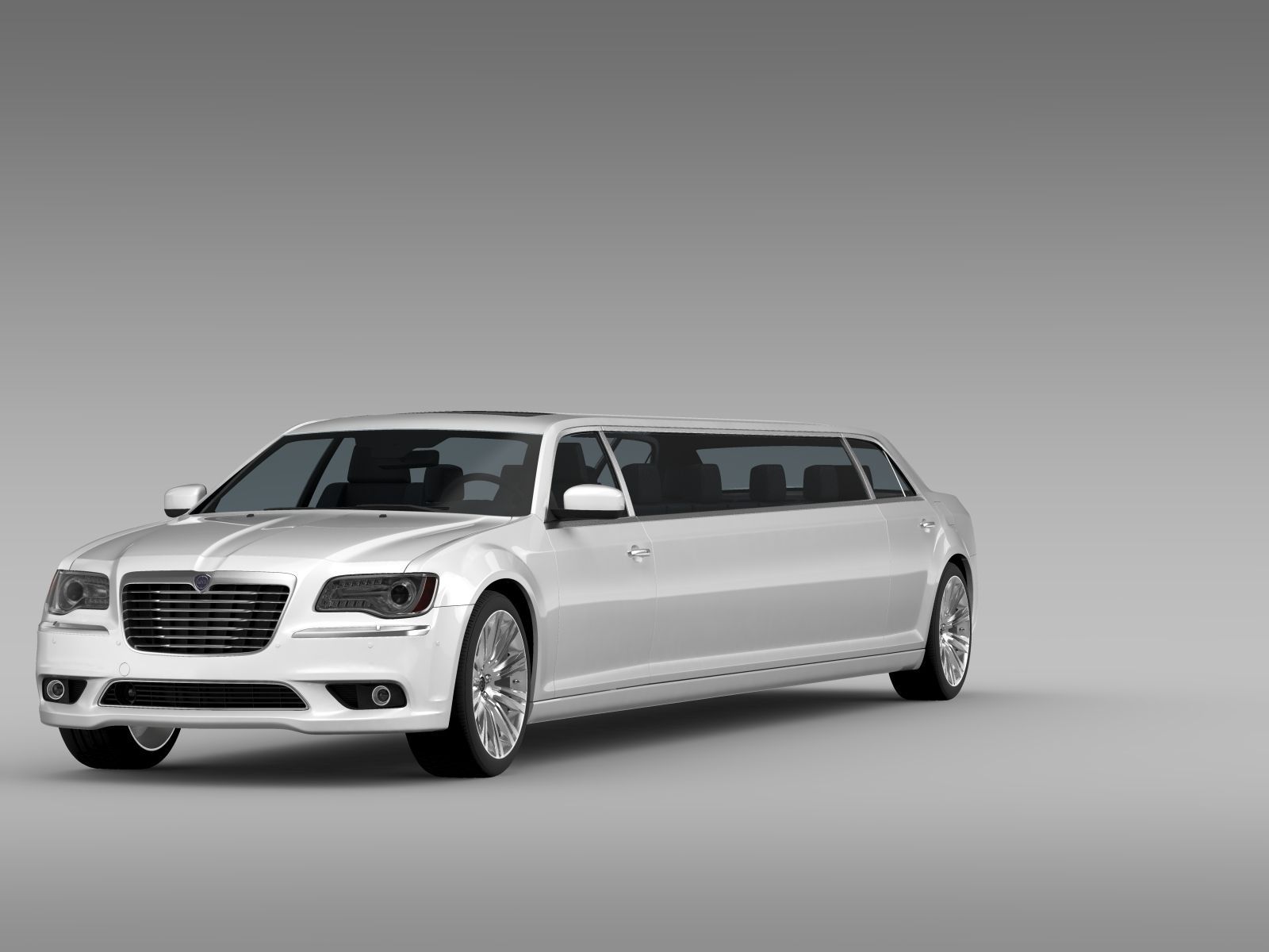 Lancia Thema Limousine 3D model_11