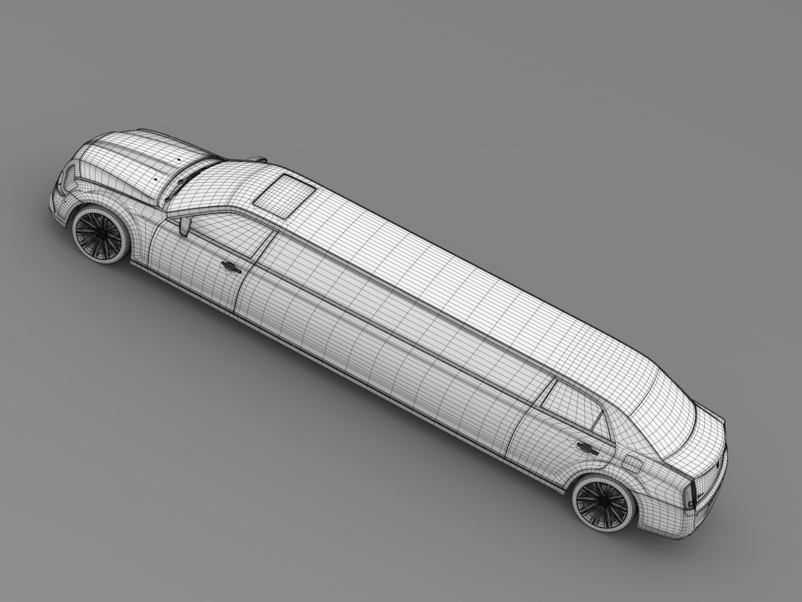 Lancia Thema Limousine 3D model_18