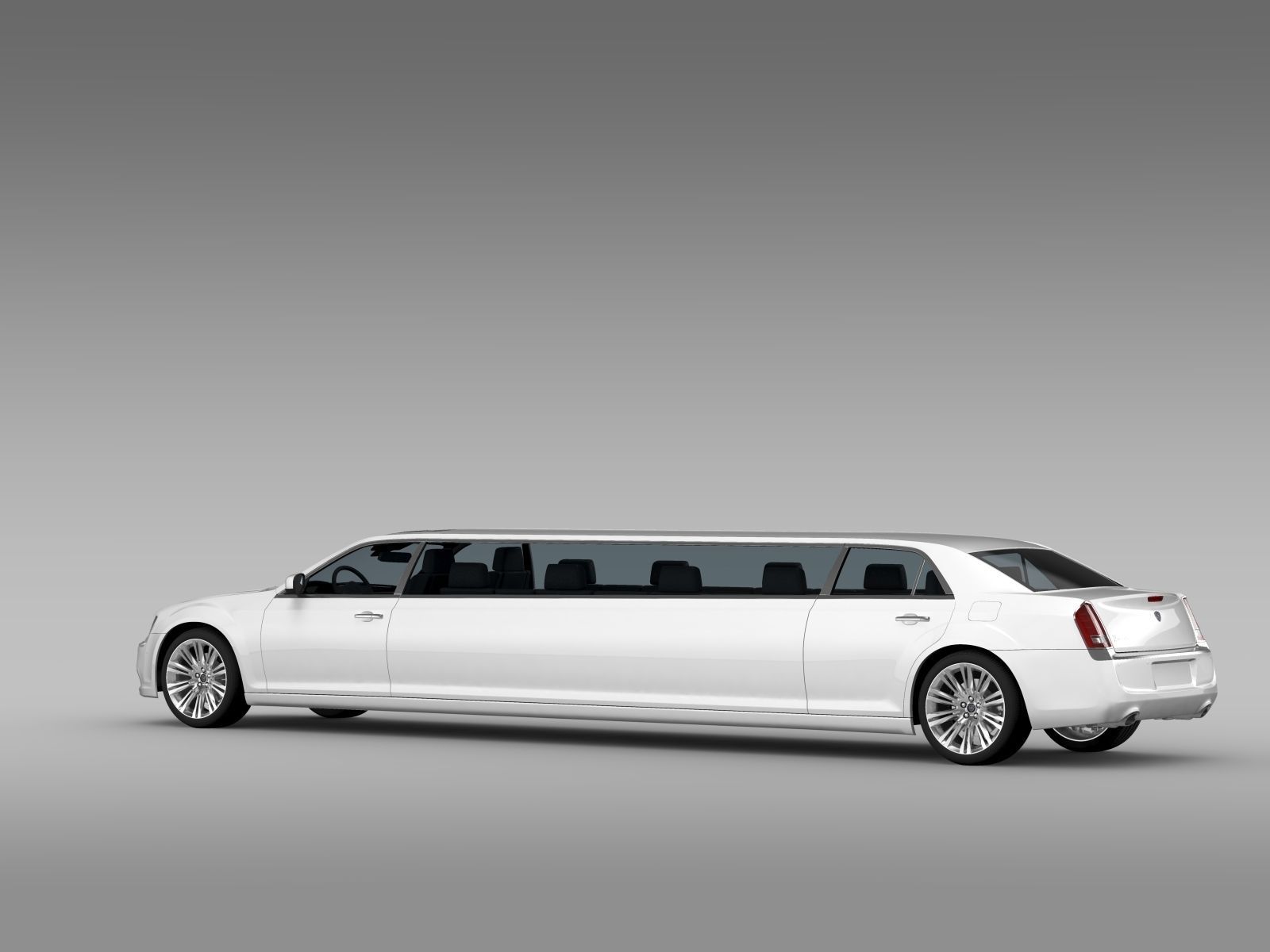Lancia Thema Limousine 3D model_6