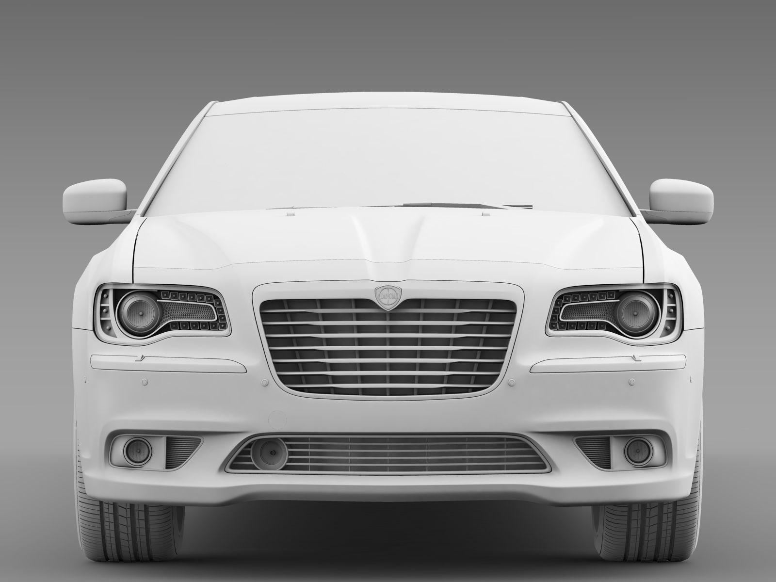 Lancia Thema Limousine 3D model_14