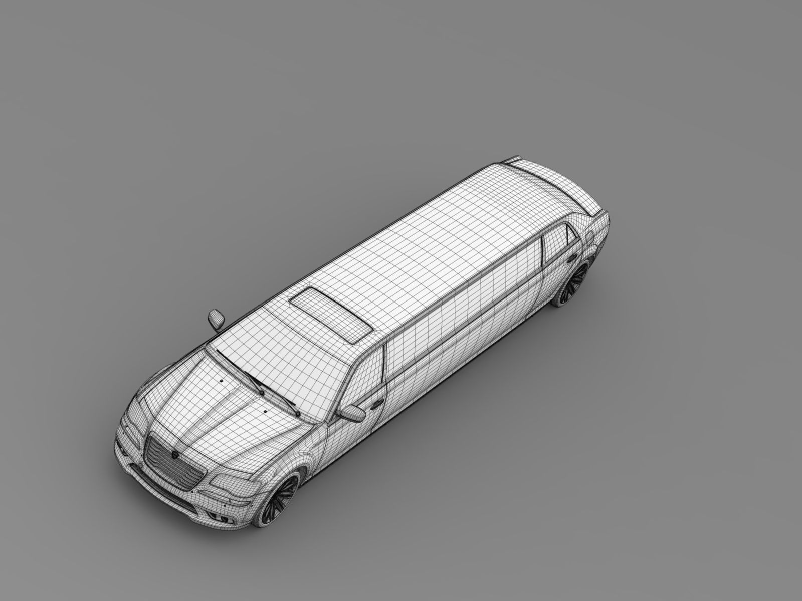 Lancia Thema Limousine 3D model_17