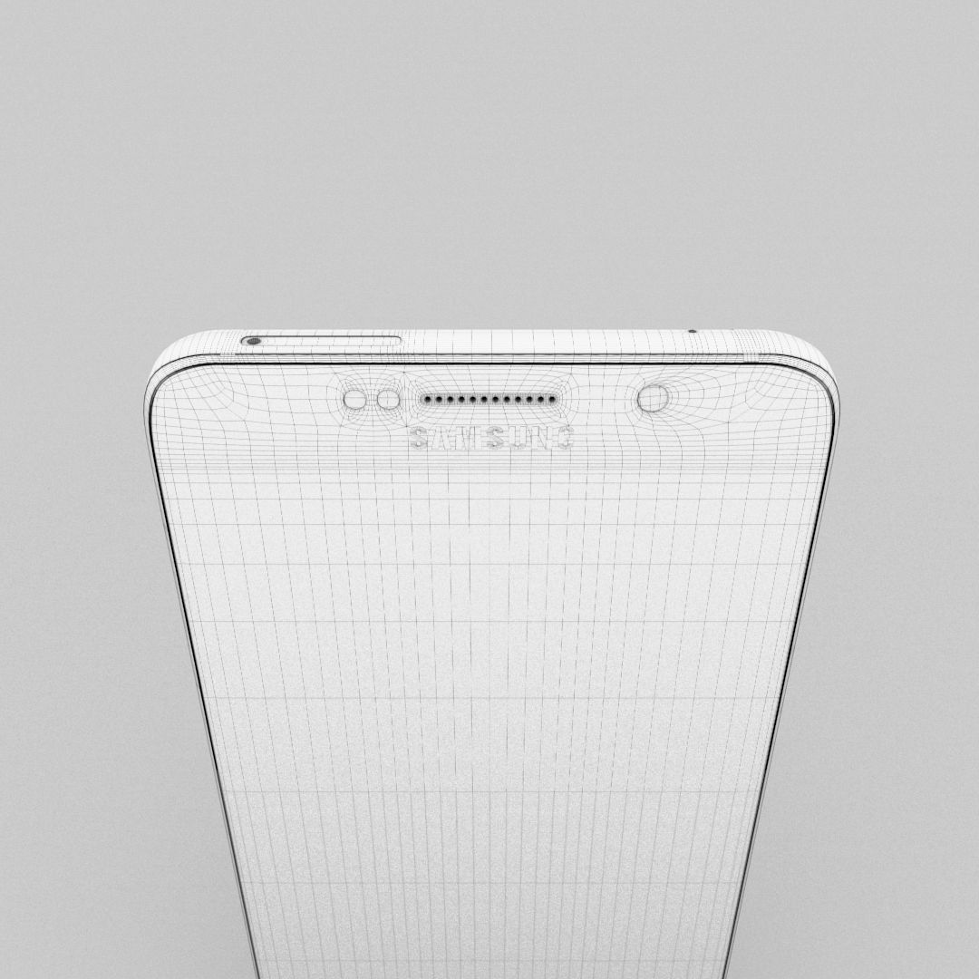 Samsung Galaxy Note 5 White Pearl 3D model_24