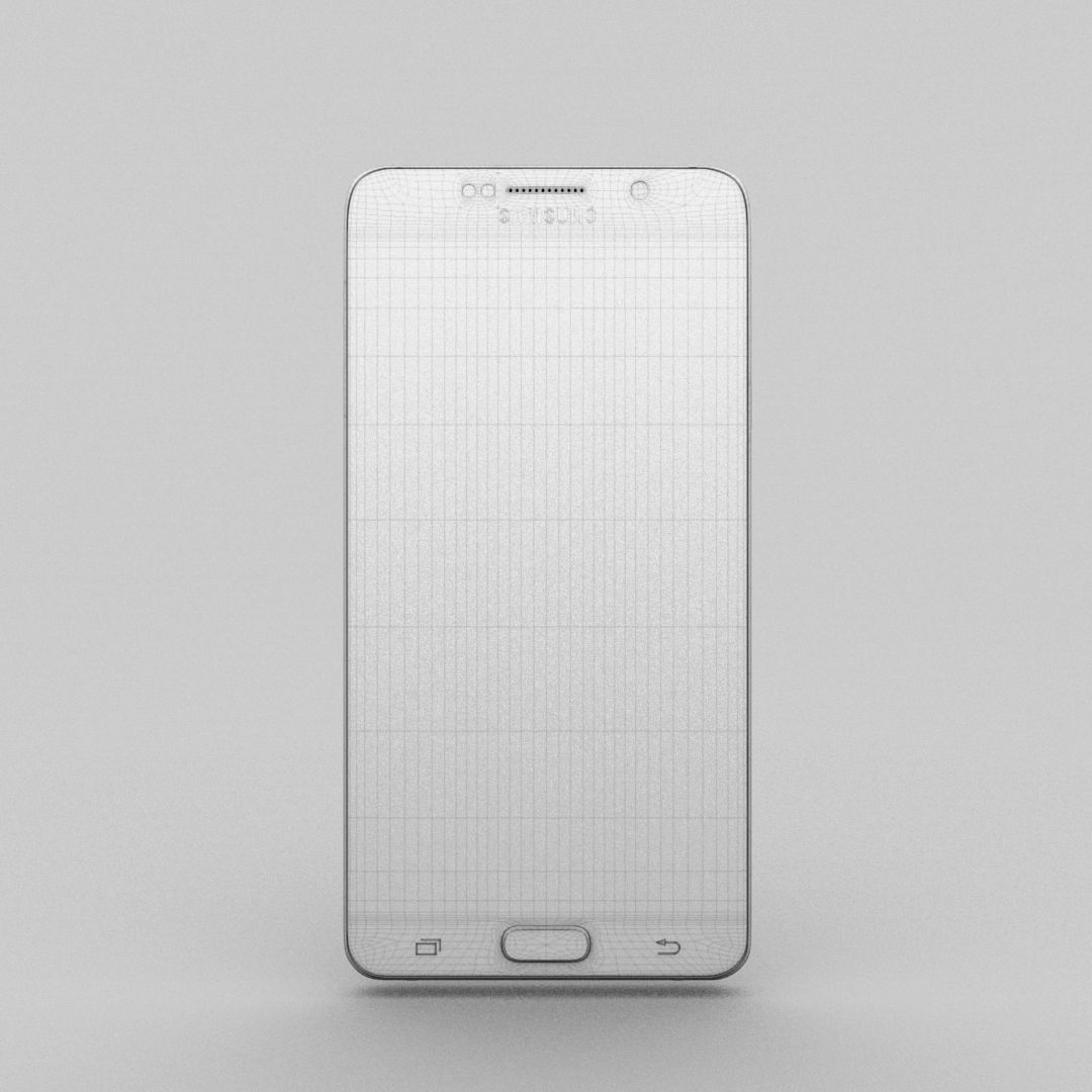 Samsung Galaxy Note 5 White Pearl 3D model_28