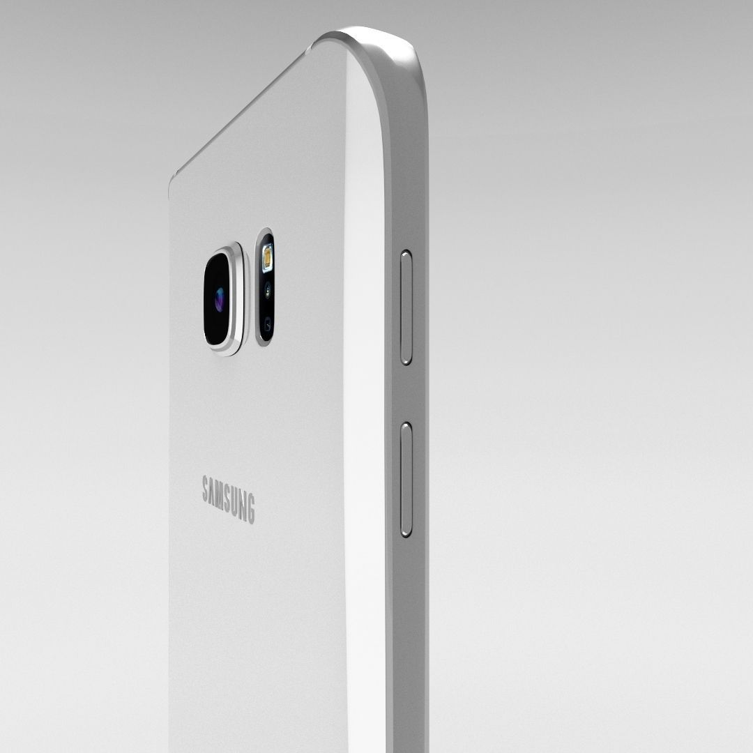 Samsung Galaxy Note 5 White Pearl 3D model_9