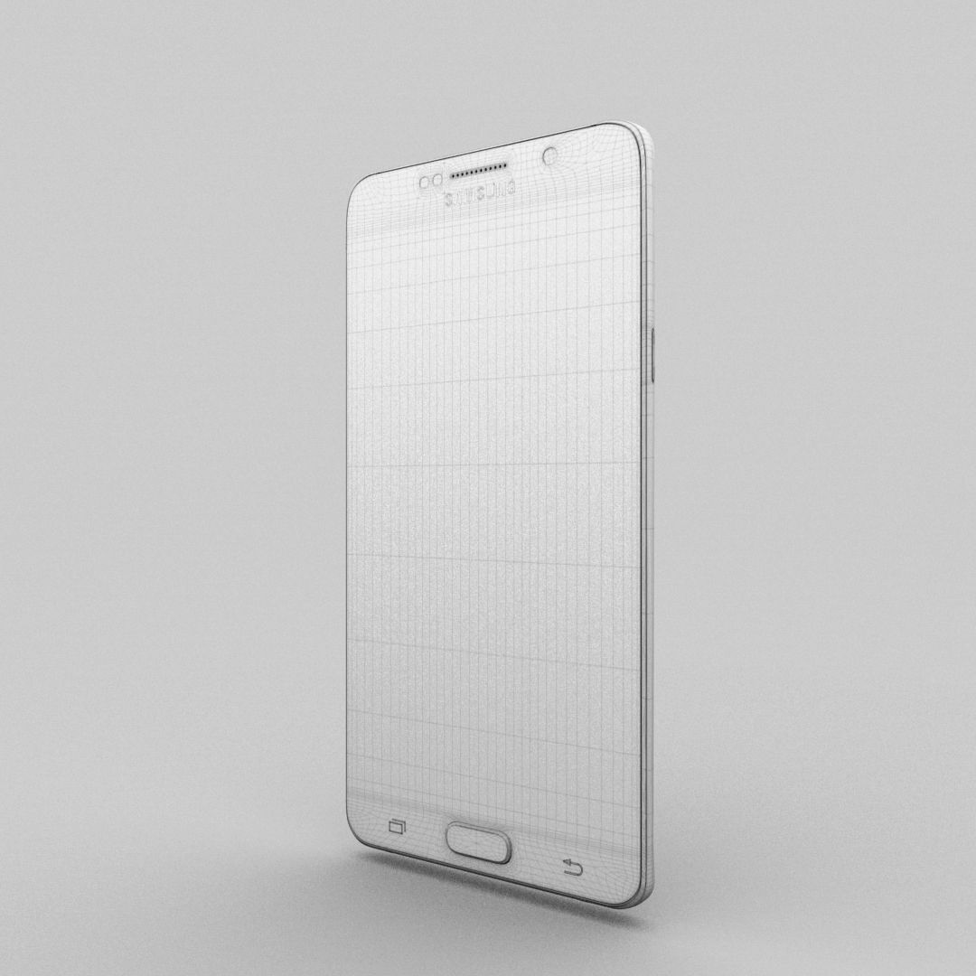 Samsung Galaxy Note 5 White Pearl 3D model_22