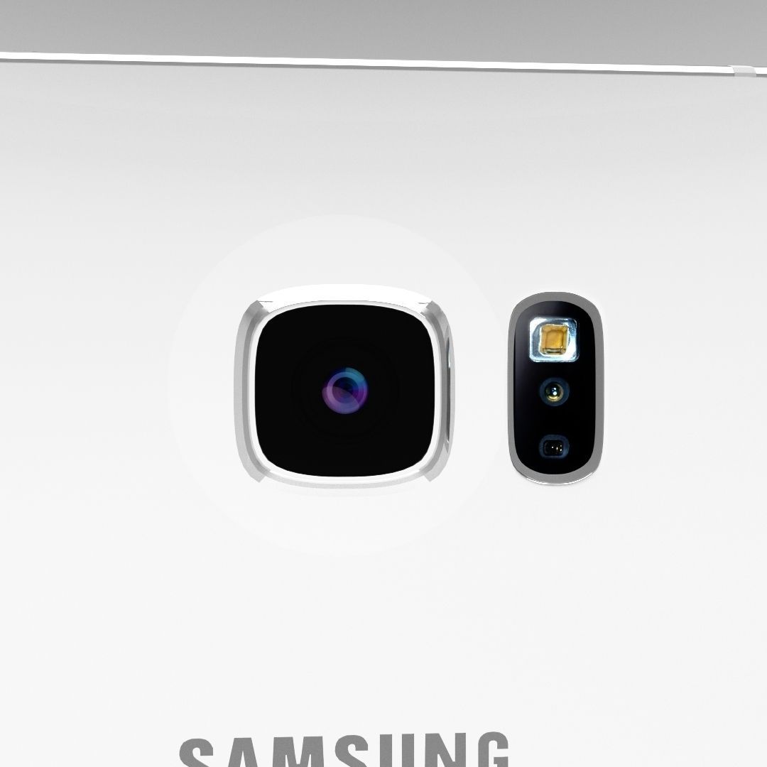 Samsung Galaxy Note 5 White Pearl 3D model_3