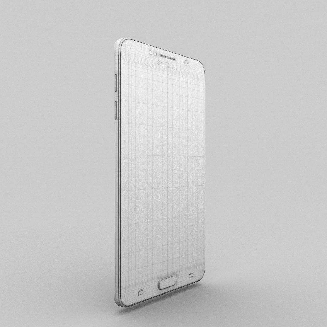 Samsung Galaxy Note 5 White Pearl 3D model_18