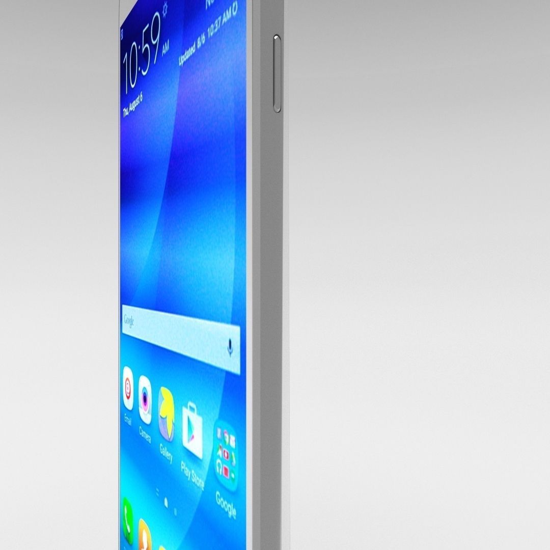 Samsung Galaxy Note 5 White Pearl 3D model_11