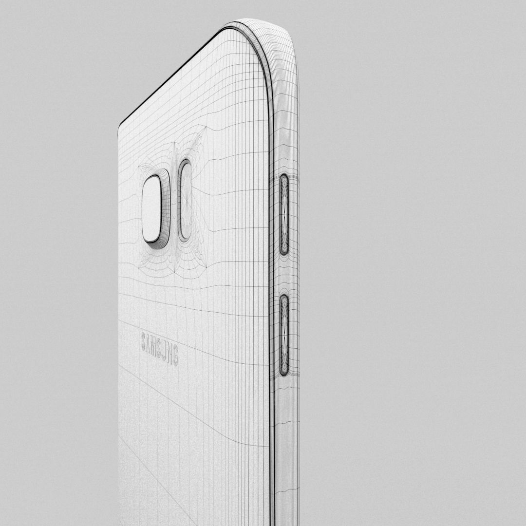 Samsung Galaxy Note 5 White Pearl 3D model_20