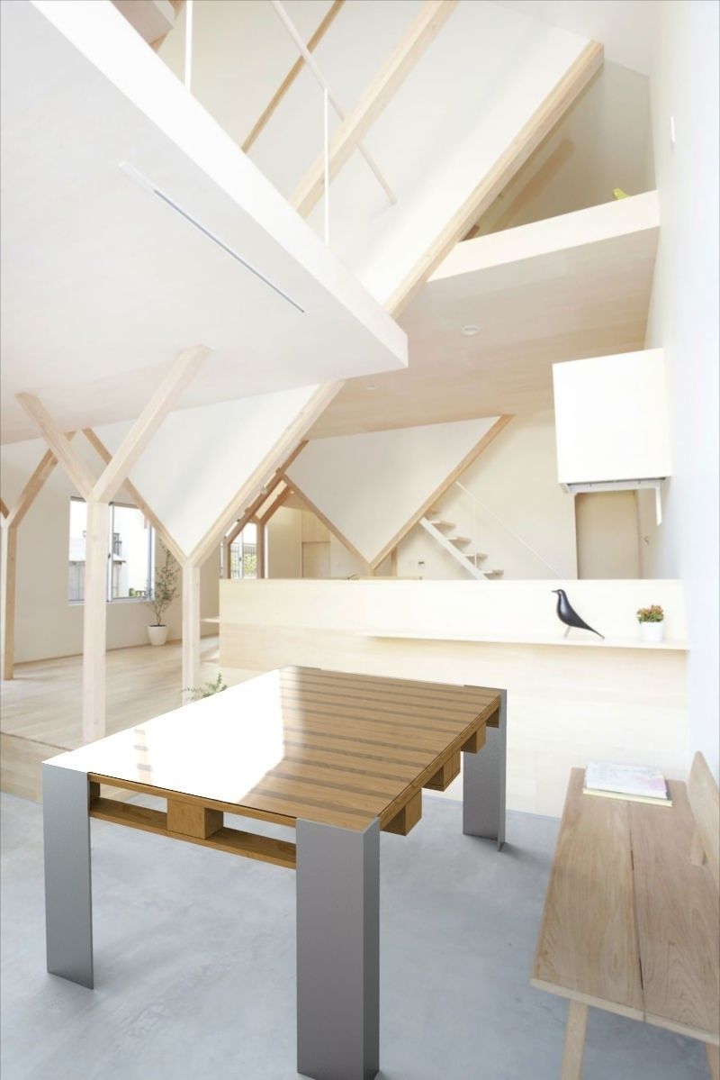 Europallete Table  3D model_5